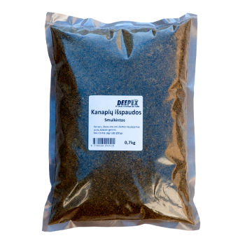 Kanapių išspaudos smulkintos 0,7kg