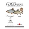 Kabliukai su pavadėliu Fudo Maggot