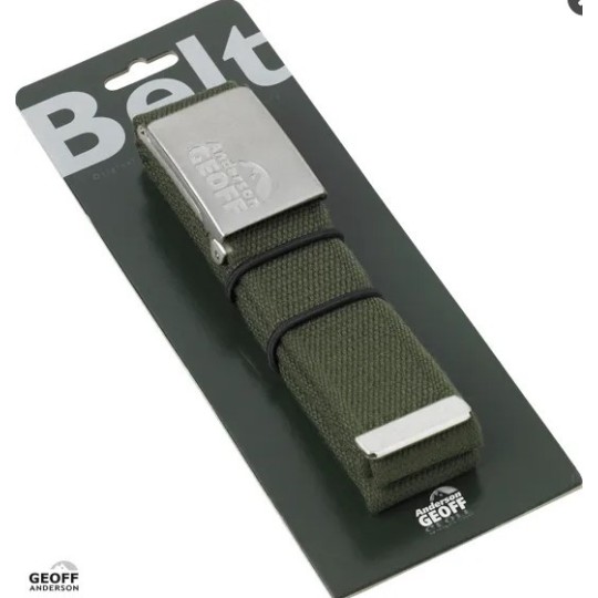 Diržas Geoff Anderson Webbing Belt Green